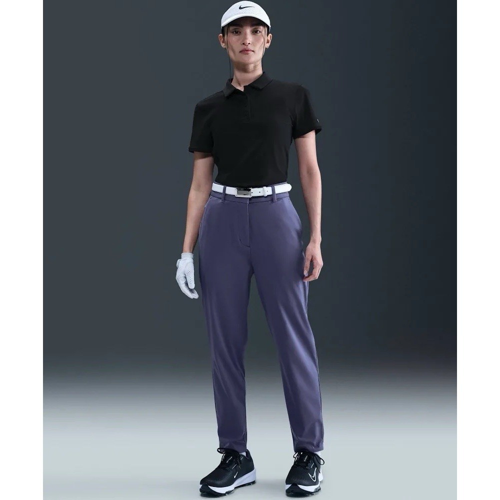 Nike Dri Fit Tour Golf Pants Sanded Purple Navy Women's Large IH7487-508 $120